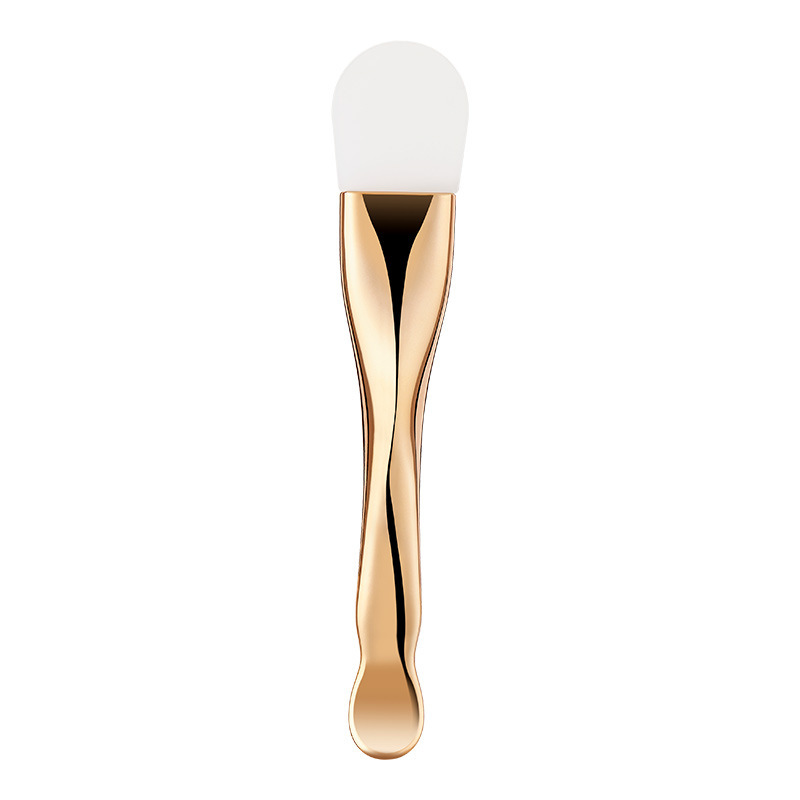 Herramienta de maquillaje especial para cepillo de máscara de silicona de cintura pequeña de doble cabeza de limpieza de barro facial