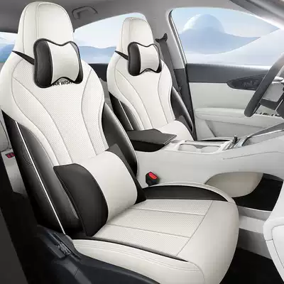 Modelə uyğun (Original) oturacaq örtükləri: covers, 25 interior car - milk-foam-white-deluxe-version-front-row-fully-covered-rear-row-fully-covered