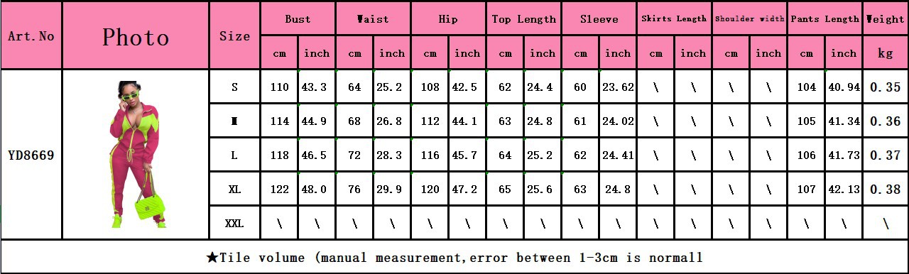 364g Weight Long Sleeve Sleeve Length Polyester Fabric Type Pant Co-ord Set Sets Type 2 Pieces Set Quantity Daily Occasion Turndown Neckline Regular Fit Fit Type Color Block Pattern Spring, Autumn Season Women's Gender Casual, Streetwear Style Daily Women's Casual Streetwear Color Block Polyester Pant Co-ord Set Pants Sets 无