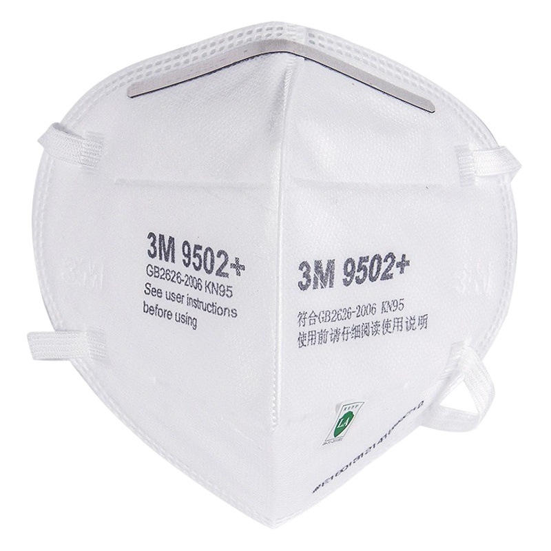 3M9501 + máscara protectora anti-neblina polvo partículas respirables pulido decoración a prueba de polvo KN95 máscara 9502 +
