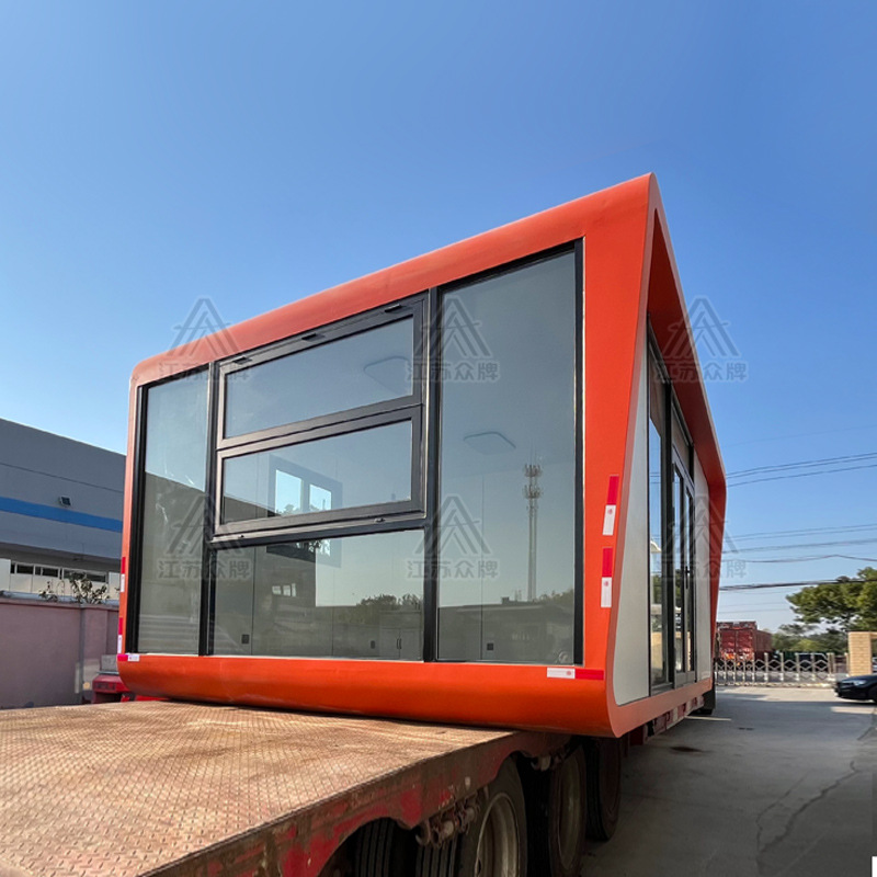 Cabina de Apple Vivienda de oficina móvil Habitación soleada Camping B & B Cápsula espacial Hotel móvil B & B