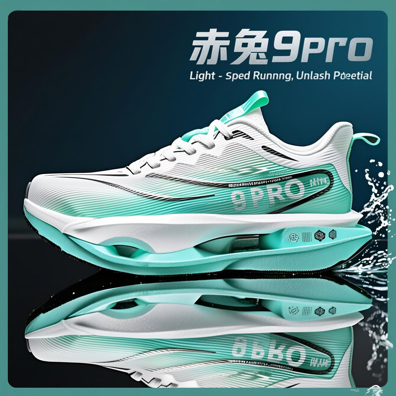 Chitu 9Pro Carbon Plate Running Shoes 2025 New Student Lightweight Breathable High School Entrance Examination Racing Professional Shock-Absorbing Sports Shoes