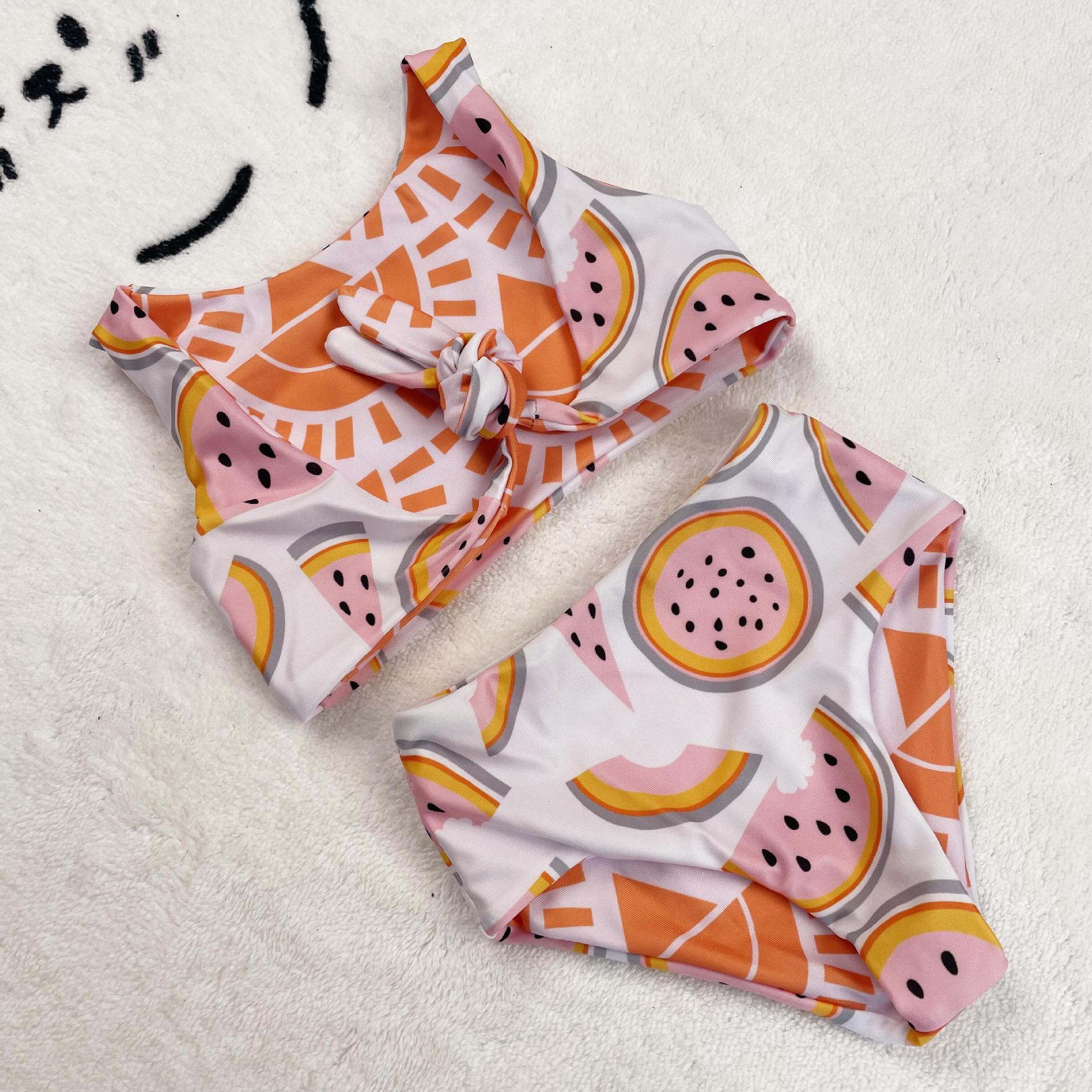 Muchachas Sol Sandía Traje De Baño Para Niños display picture 10