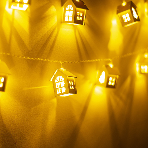 Cross-border supply of Amazon LED light strings, Christmas decorative light strings, Halloween small lanterns, flashing lights, shaped string lights