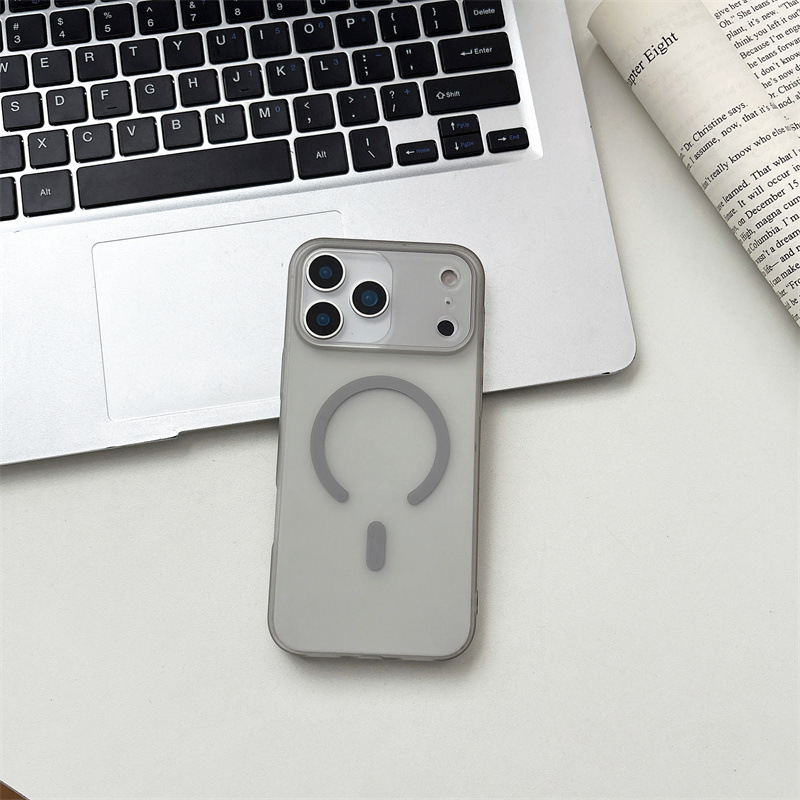 适用iPhone17PROMAX冰雾肤感磁吸手机壳苹果16简约超薄硬保护套15|undefined