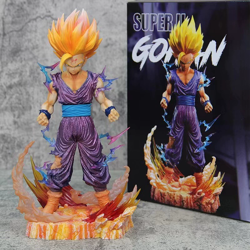 Dragon Ball Super 2 Son Gohan Фигурка Super Saiyan Battle Damaged Стоячая боевая модель Сцена Орнамент Оптовая продажа