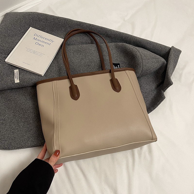 Bolso de gran capacidad retro bolso de mujer 2024, nuevo estilo de moda coreano, bolso de viaje de hombro de moda para trabajar