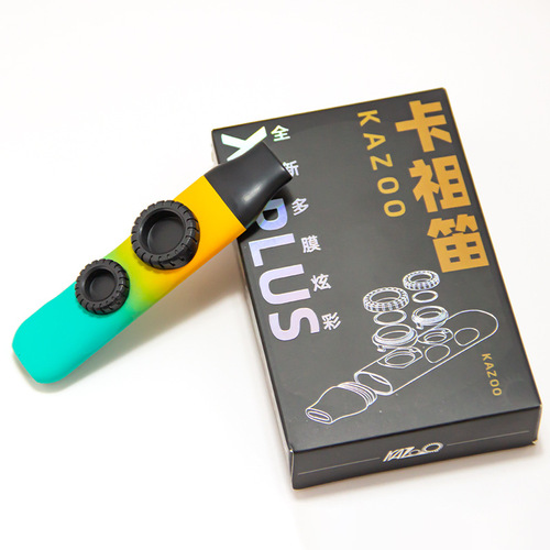 Professional performance grade kazoo double flute membrane silicone double hole guitar easy to learn accompaniment instrument manufacturer wholesale