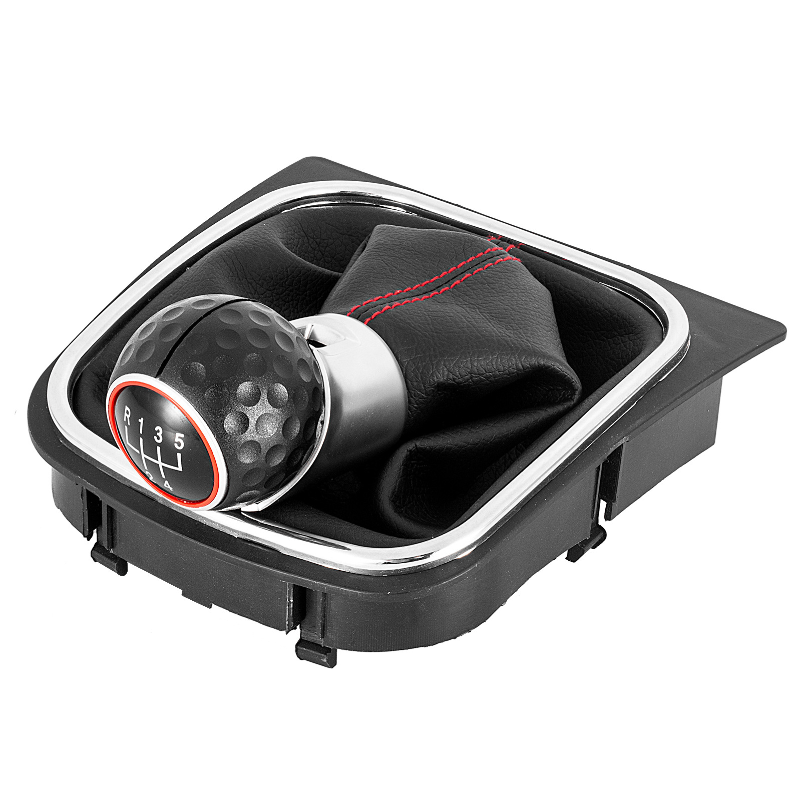 Juego de accesorios interiores aplicables a vehículos transfronterizos para Volkswagen Golf Jetta, pomo de palanca de cambios y palanca de cambios. image 3