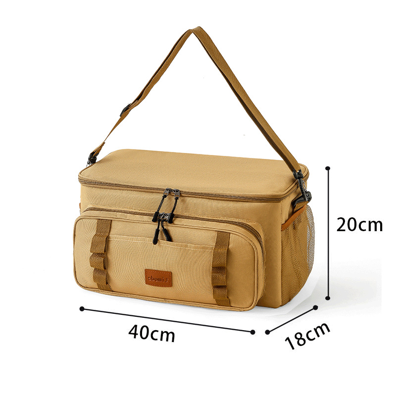 国境を越えて厚い防水シングル肩斜めショルダー大氷包携帯ランチバッグ屋外野炊飯ピクニック新鮮保持氷包
