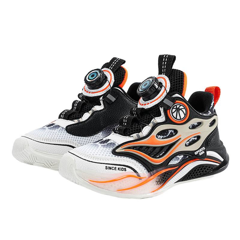 Zapatos de baloncesto para niños ventilados 2025, nuevos zapatos de entrenamiento de combate profesional para niños, zapatos deportivos para niños medianos y grandes