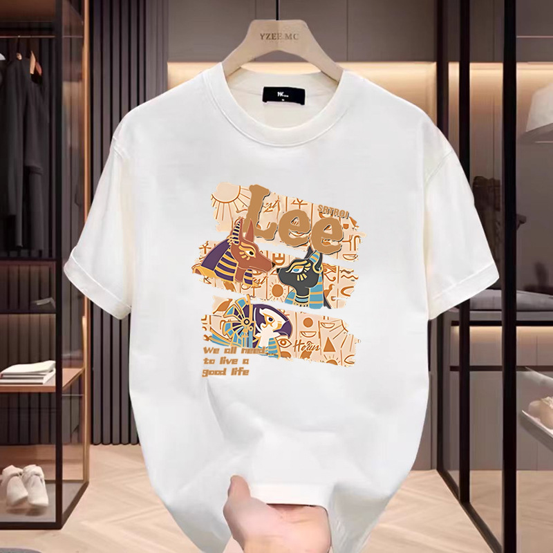 【90% offゾーン】公式提携丨ショッピングモール同スタイル丨厚手半袖Tシャツ丨カップルトップス|undefined