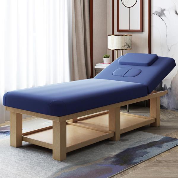 Fábrica directa cama de belleza de madera sólida sala de belleza multifuncional con agujeros de moxibustión cama de fisioterapia cama de masaje de belleza cama de masaje image 16