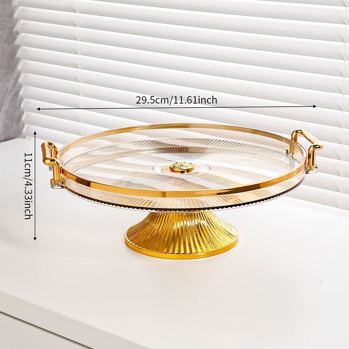 Plato de fruta con tapa transparente acrílico plástico redondo cubierta de polvo de alimentos merienda pantalla tapa de plato de fruta seca