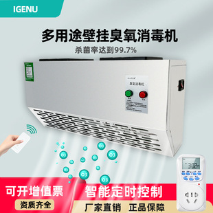 Wall-mounted ozone generator garbage room deodorization air purification food factory workshop ozone disinfection machine