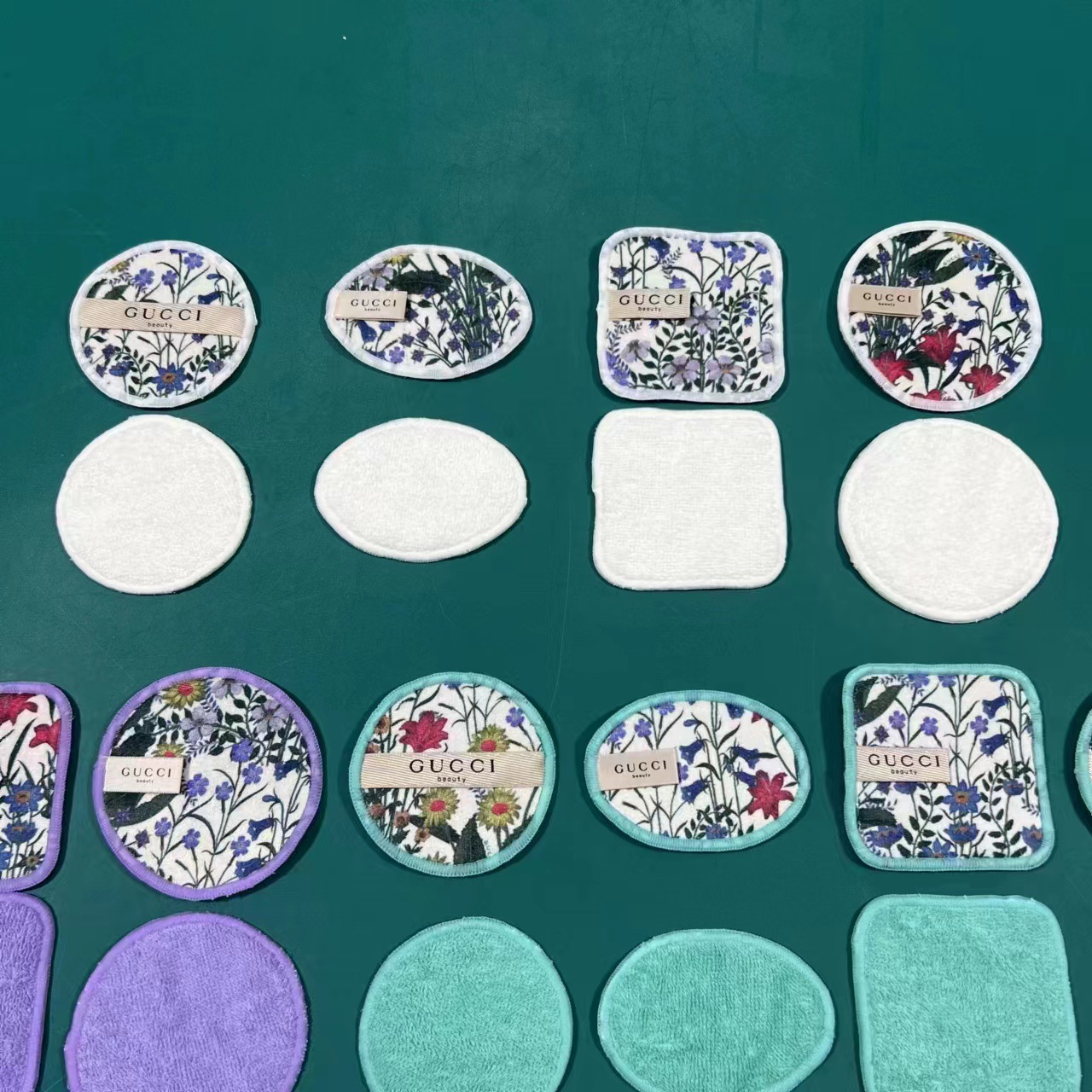 厂家新品印花竹棉竹纤维卸妆垫可洗重复使用卸妆垫美容美妆垫批发