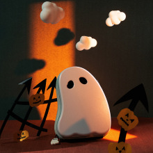 跨境爆款亚马逊搞怪幽灵小鬼斜挎包万圣节迷你幽灵包斜肩挎包批发