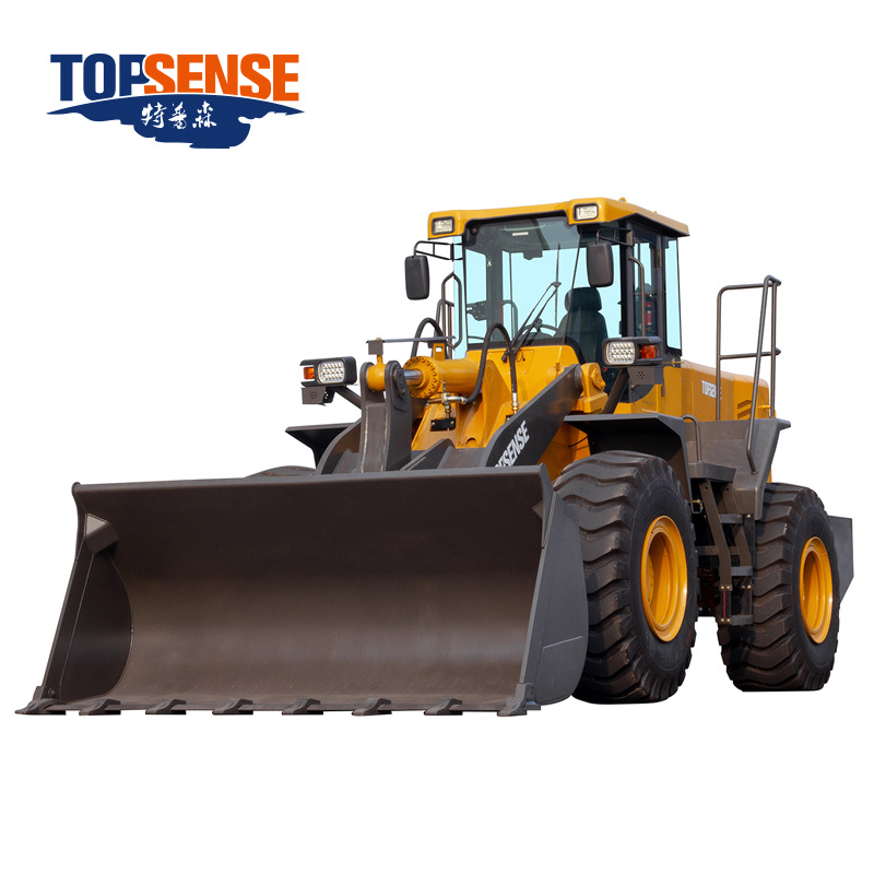 全新特普森5吨挖掘机大型工程机械用挖土机四轮驱动强劲动力铲车