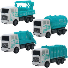 儿童玩具回力仿真环卫车垃圾车模型男孩小汽车幼儿园小礼品批发