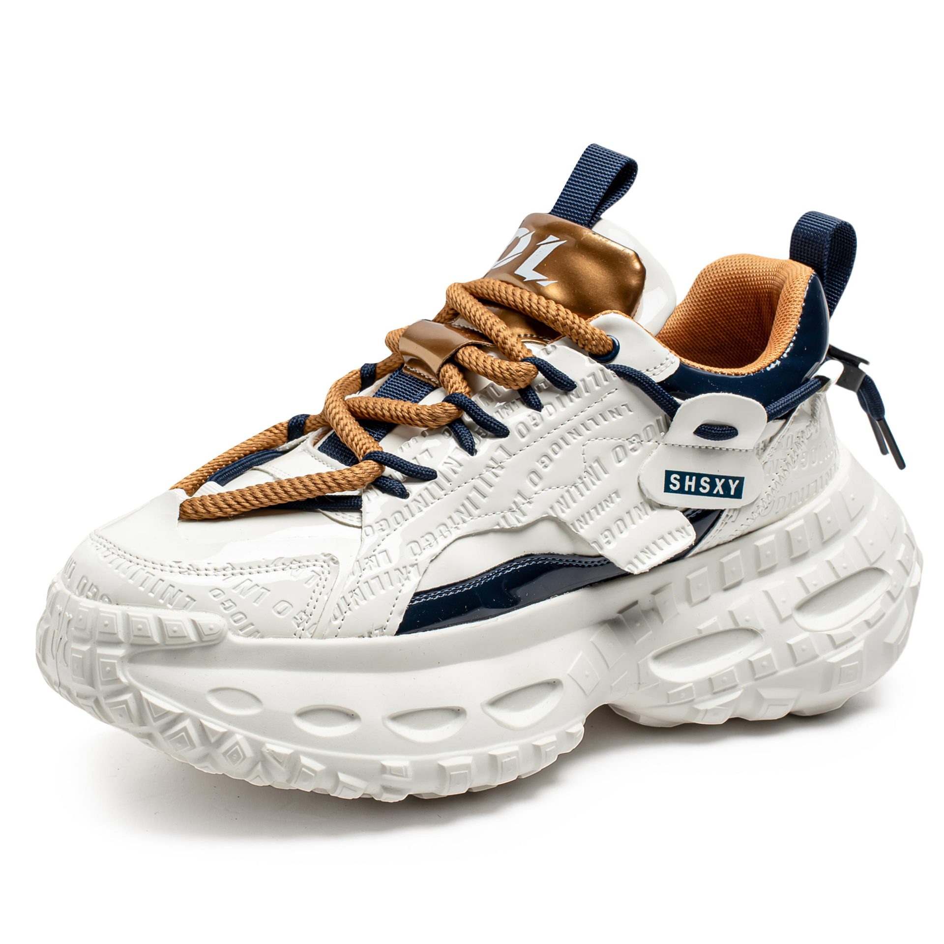 2025 cuatro temporadas en vivo zapatos de hombre de suela gruesa con ruedas de fondo zapatos deportivos de coco coreano zapatos casuales de moda estudiantil