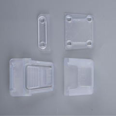 Factory Direct Sales Stationery Popper Material Lock Clips Plastic Hook Fasteners Stationery Plastic Lock Clips Accordion Bag Buttons Briefcase