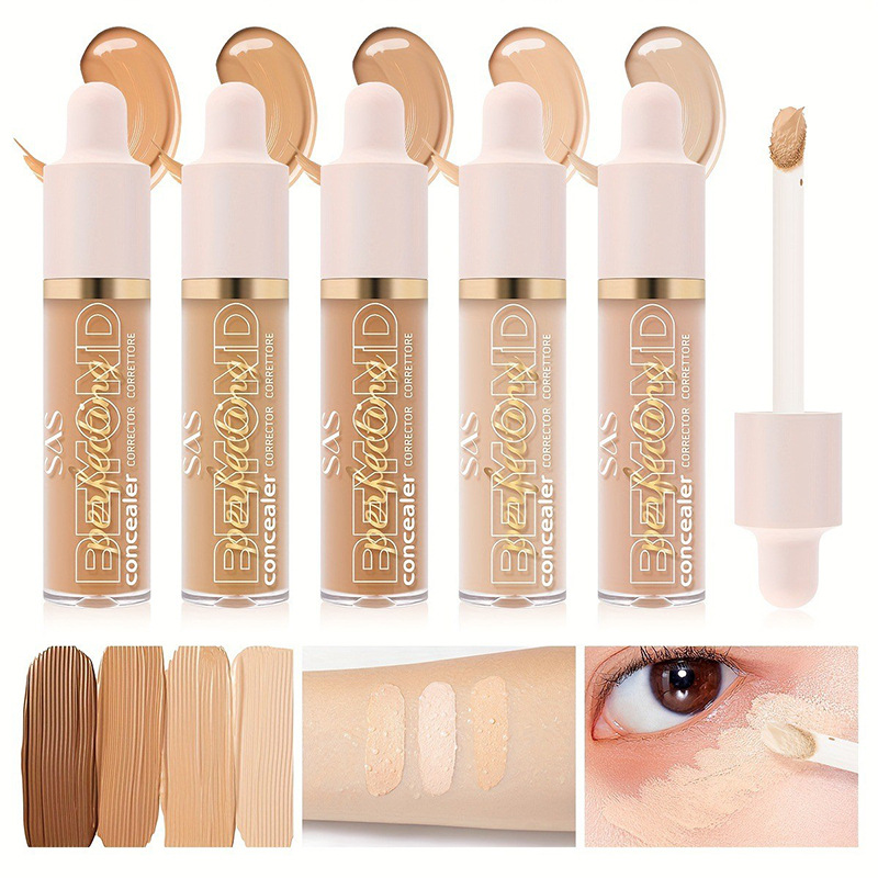 USHAS corrector de punto transfronterizo europeo y americano, cara duradera sin maquillaje, corrector de control de aceite hidratante SAC027A