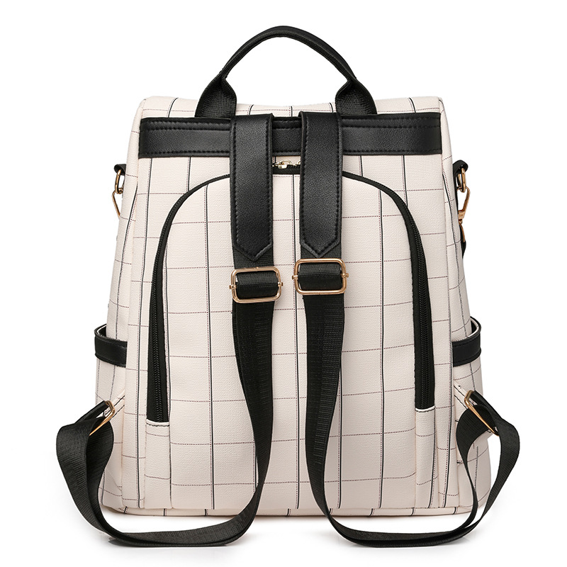 Spot al por mayor 2024 nueva mochila antirrobo tendencia de la moda femenina mochila de viaje multifuncional versátil