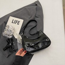 韩系高级感气质辣妹风腋下饺子包包时尚百搭小众设计单肩斜挎女包