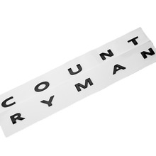 适用于迷你countryman后备箱贴标CLUBMAN改装标贴标尾标贴
