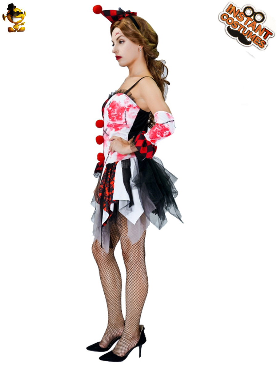 Disfraz de disfraces de Halloween traje de rendimiento Cosplay sangriento Zombie vampiro juego traje