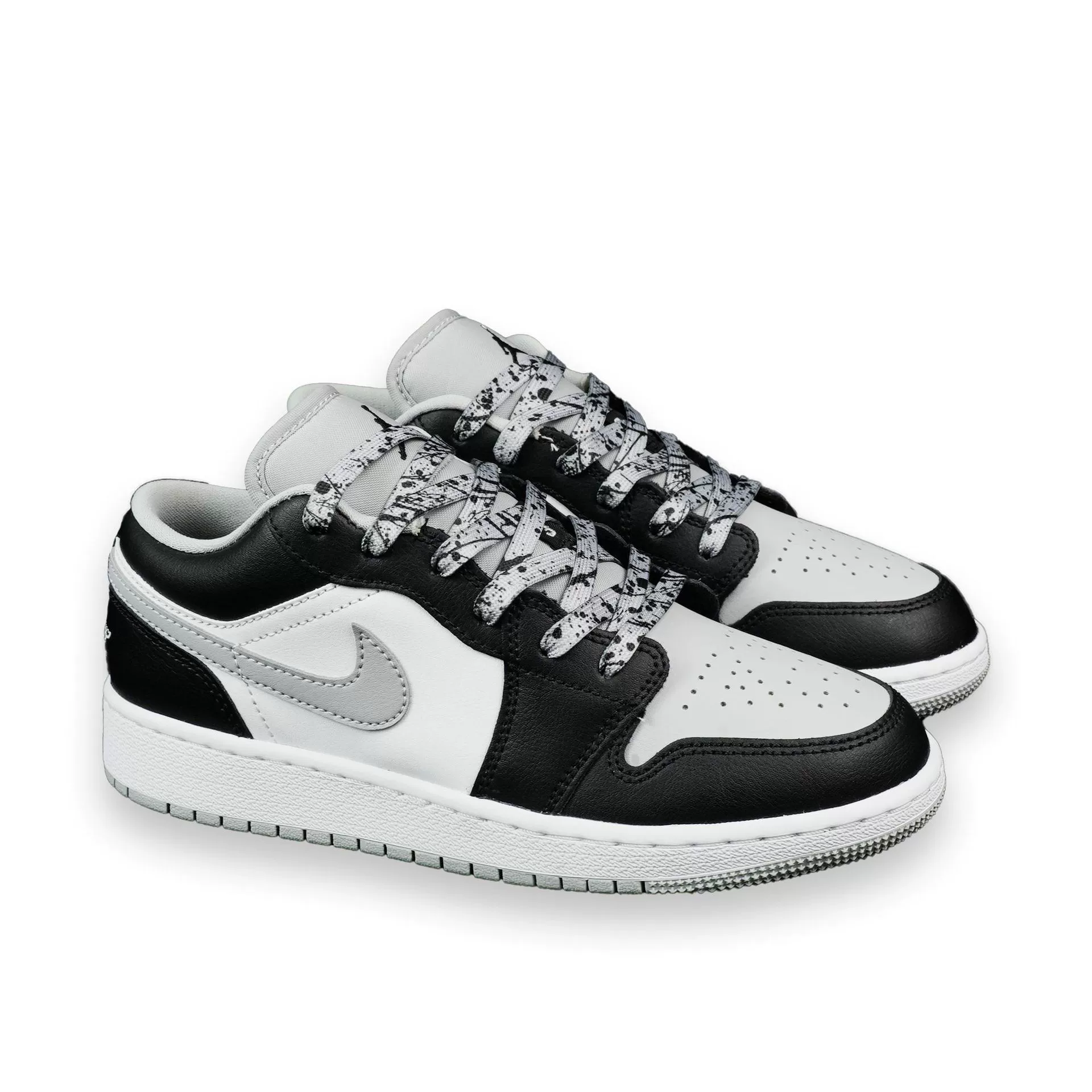 Air Jordan 1, подлинные трендовые шнурки для мужчин и женщин, градиент