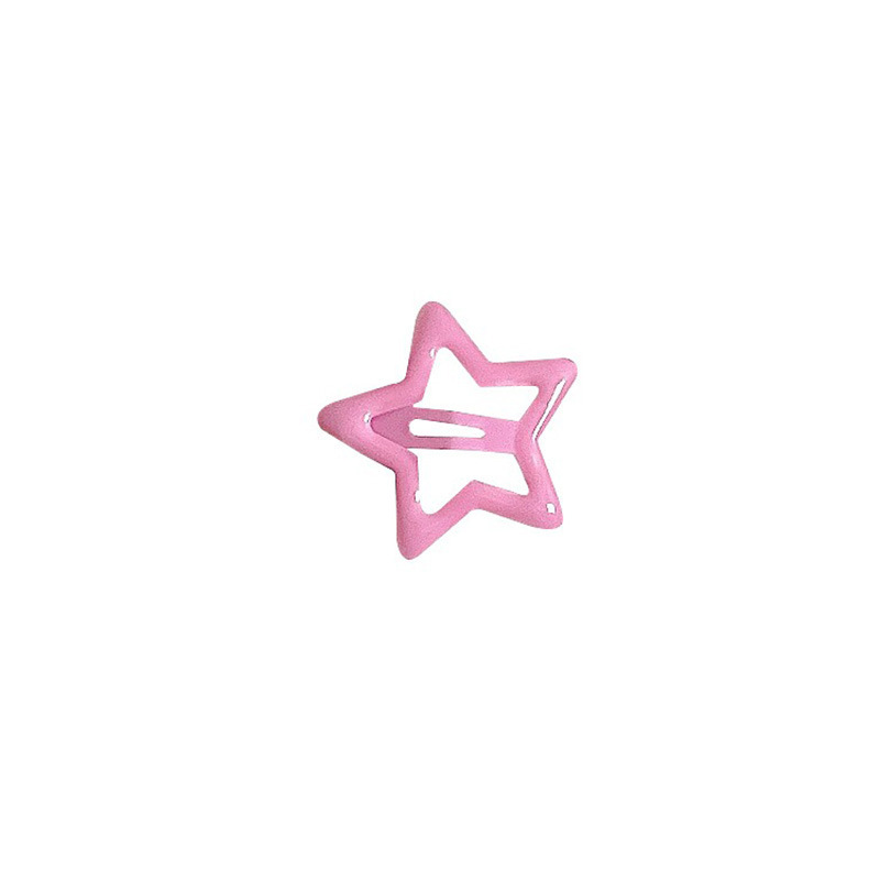 Lindo pentagrama estrella horquilla femenina lado Bangs BB clip horquilla para niños dopamina accesorios para el cabello pequeño clip tocado