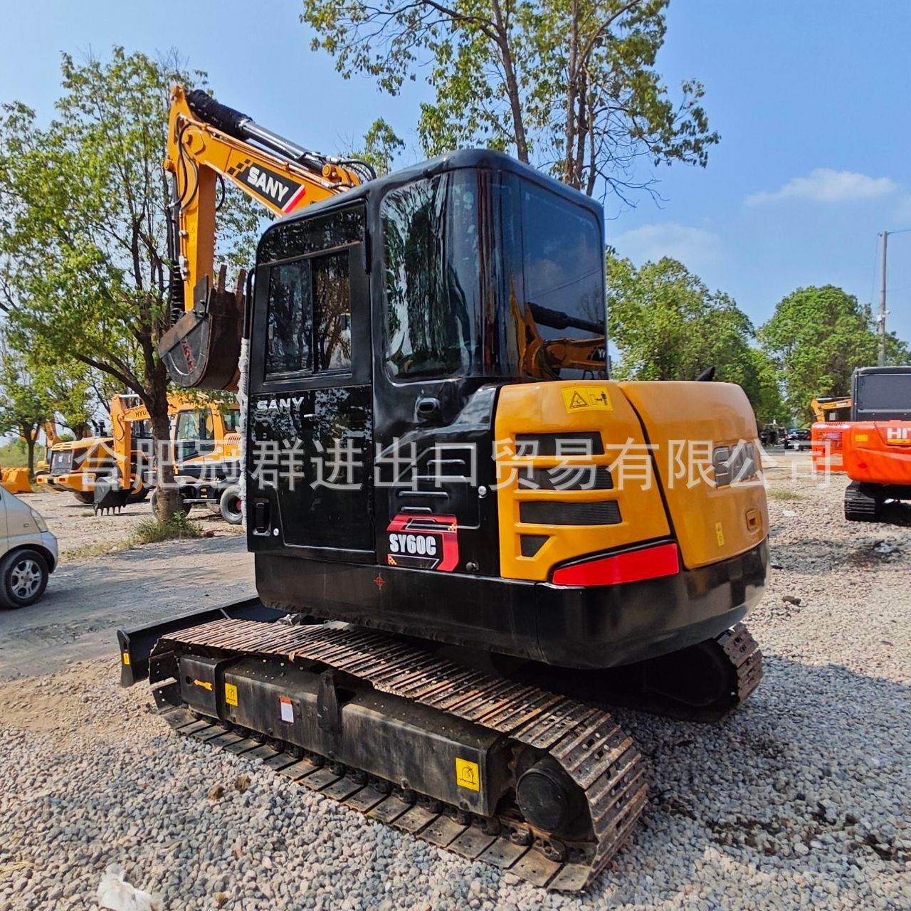Máquinas de construcción suministradas directamente transfronterizas excavadoras pequeñas SANY Sanysy60 excavadoras gancho