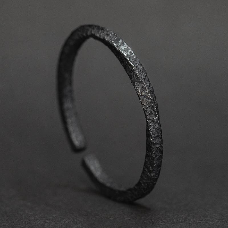 16g Weight Bangle Classification 1 Piece Quantity Retro Solid Color Copper Plating Men'S Bangle Men Cuff & Bangle