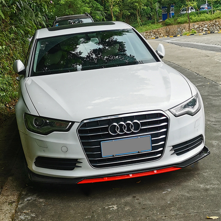 Suitable for Old Audi A3 A4L A6 Q3 Front Shovel Front Lip Spoiler Size Surround Modification and Decoration Anti-Collision