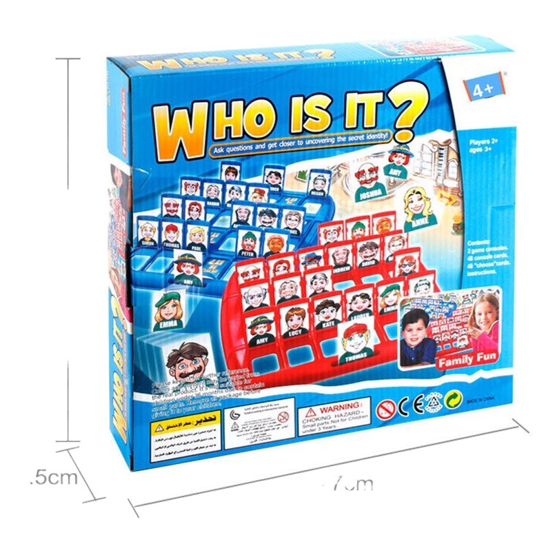 Cross-border TikTok venta caliente juego de escritorio educativo para padres e hijos Adivina quién soy juguete de mesa de juego de razonamiento lógico