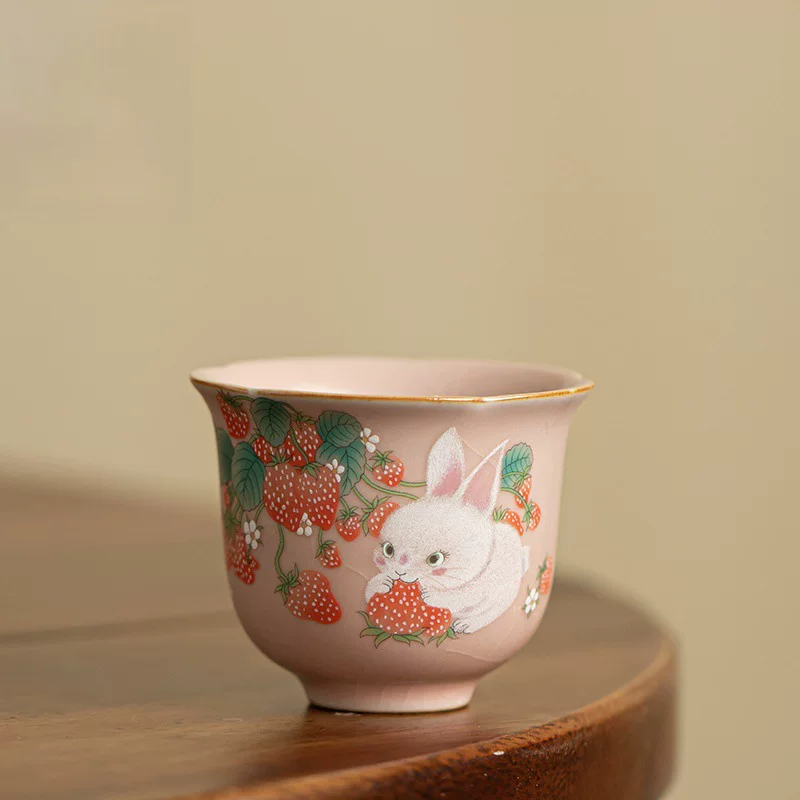 Имитационная чашка из керамики Song Fan Ru Porcelain Tea Cup Light Luxury Retro Смелая чашка Открытие шалфей для RetonKung Fu Tea Steel Master Cup Master Cup