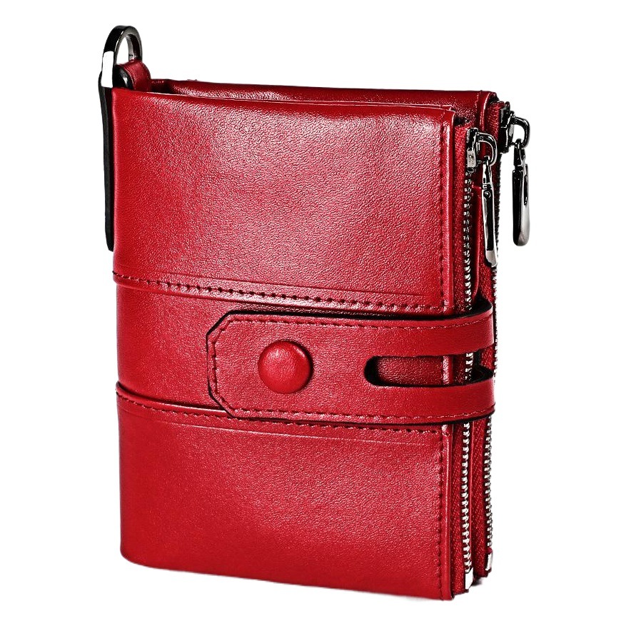 Factory supply oil wax leather RFID Men's wallet cross-border European and American leather wallet zipper buckle clutch bag