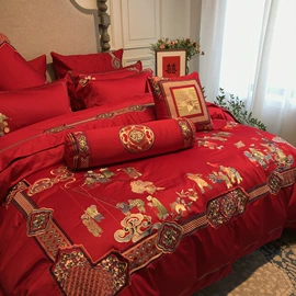 四件套;床罩床笠;婚庆床品套件