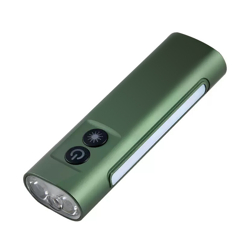 アルミ合金 USB 充電式作業灯長方形 EDC 作業灯多機能レーザーライトポータブル多色温度|undefined