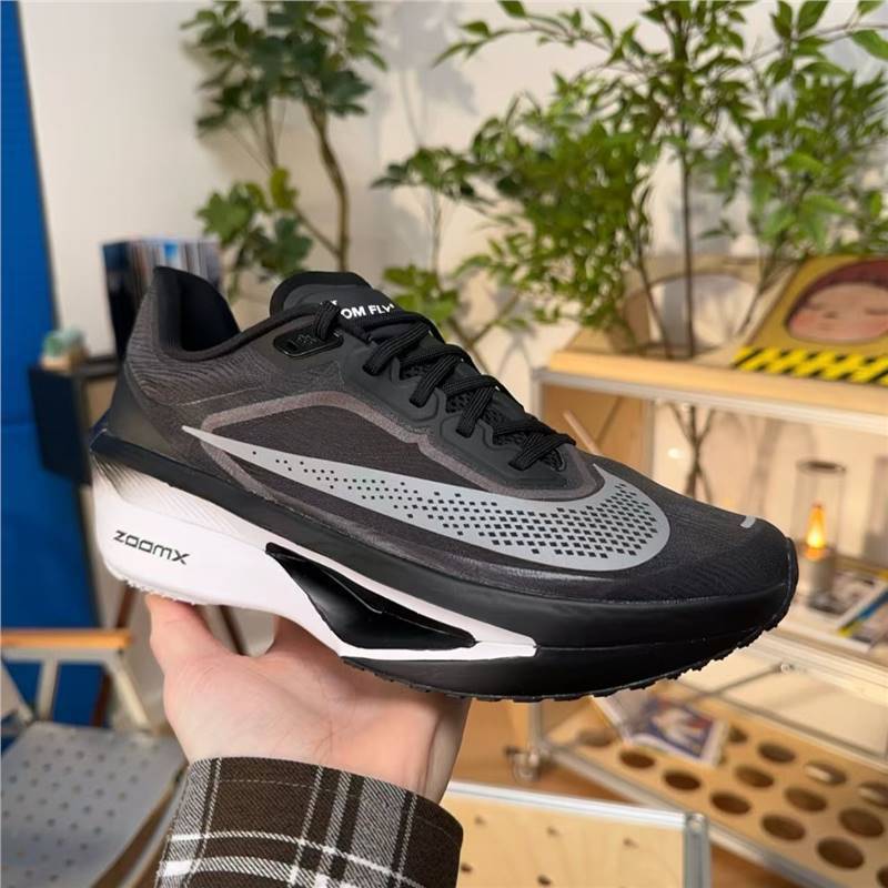人気の ZoomX 厚底カップル FLY6 マラソン男性と女性の超軽量トレンディなスポーツシューズ弾性クッション性ランニングシューズ|undefined