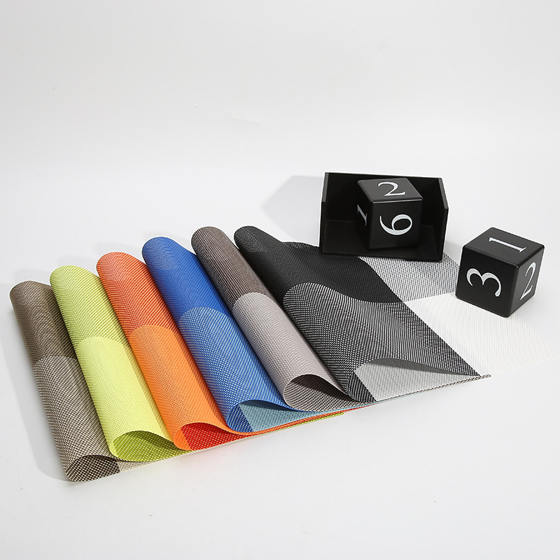 Amazon al por mayor PVC placemat Hotel familia Mesa interior estera moda regalo caja de regalo Toalla de mesa estera de mesa