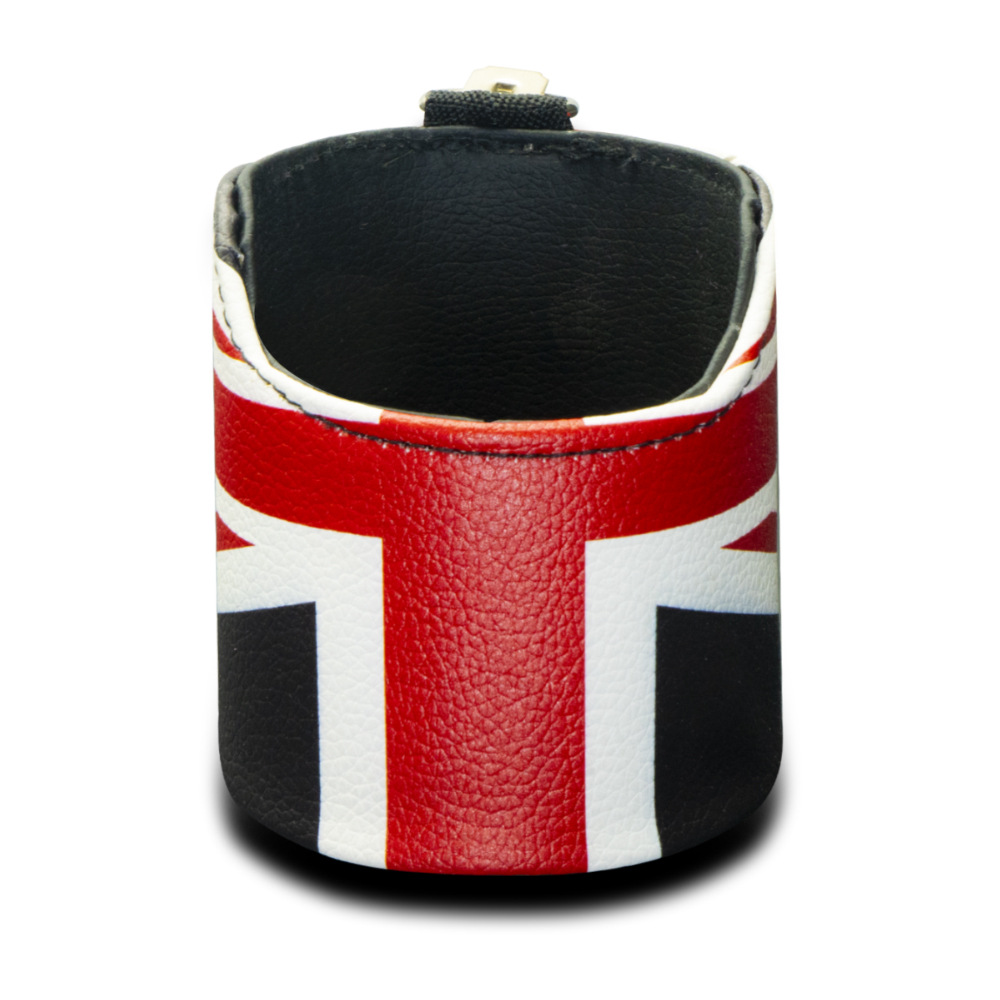 Chezai Union Jack Air Outlet Storage Bag Luggage Box Car Trash Can (Car storage bag/box) - red