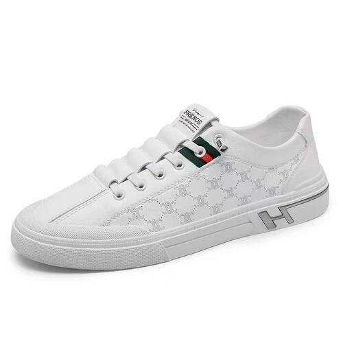  Autumn New Casual Men's Shoes Outdoor Sports Shoes Student White Shoes Korean Fashion Trendy Shoes Men's Low Top