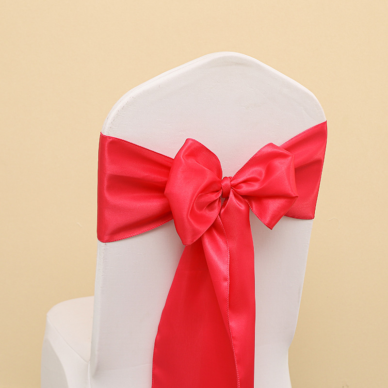 Rope de cuerda, respaldo de silla, lazo de flor, respaldo de silla, decoración de boda, banquete de boda, cinta de hotel, decoración de boda, funda de silla