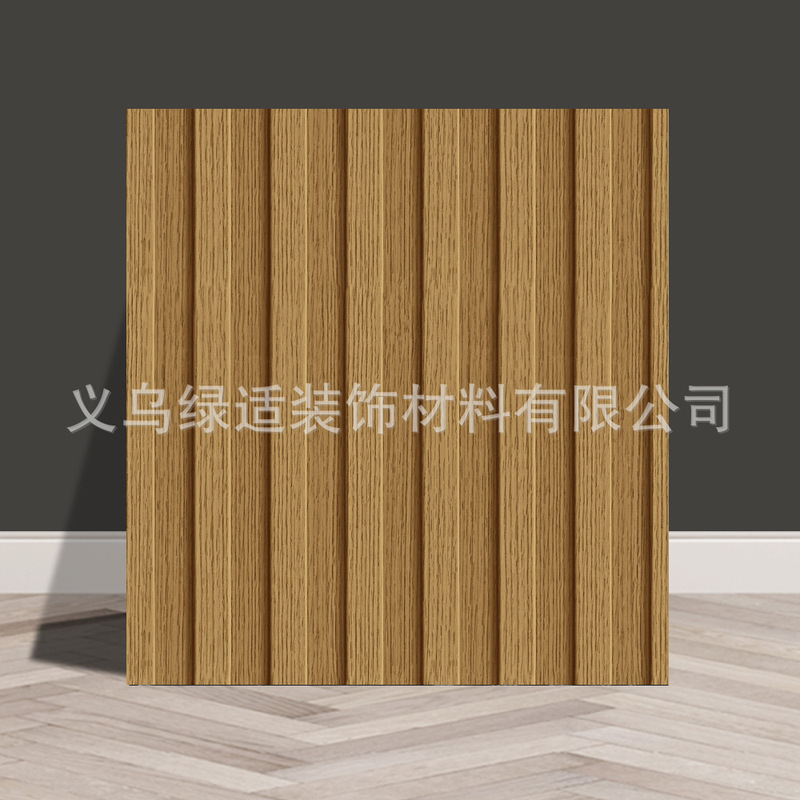 外贸工厂自粘木纹格栅条纹墙纸3d木纹格子背景墙贴纸temu贴标代发|undefined