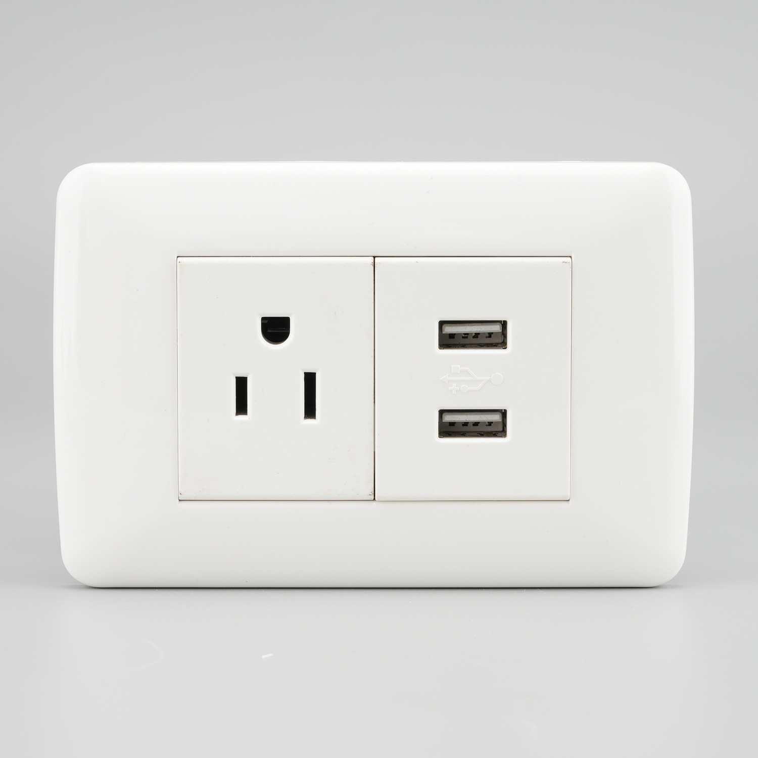 2024 Nuevo estándar estadounidense y europeo México Colombia Perú Venezuela lámpara eléctrica enchufe de pared