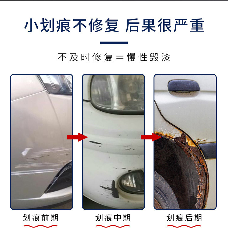 Car scratch repair wax, beauty wax, quick touch-up paint, scratch removal wax, polishing wax, deep and shallow scratch repair wax, wholesale