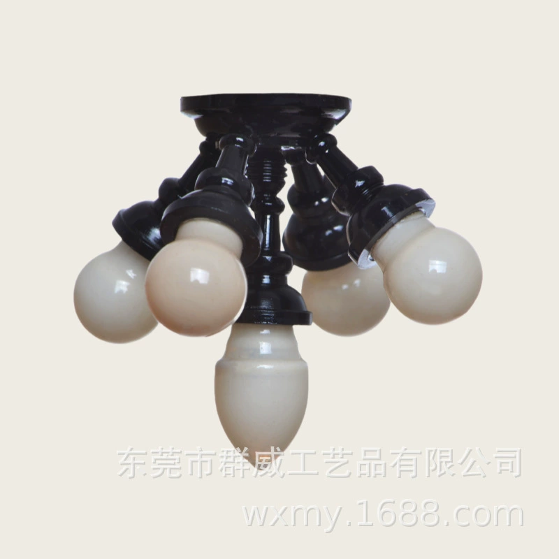 Diy Кукольный домик Аксессуары для мини-люстры