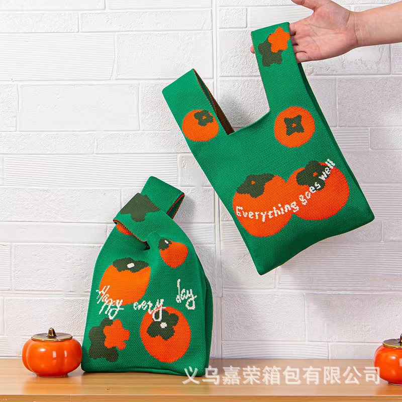 En stock suministro nuevo auspicioso Ruyi caqui Ruyi mano llevar chaleco bolsa regalo festivo